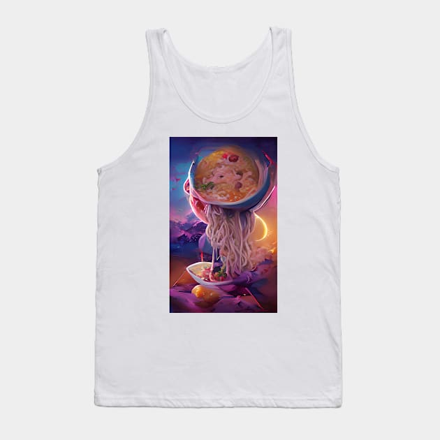 Good Ramen At Night | Ramen Near Me For Life Tank Top by PsychicLove